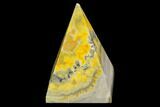 Polished Bumblebee Jasper Pyramid - Indonesia #114992-1